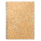 抽象芸術繰り返し無限シームレスなテクスチャwatera ノートブック (正面)