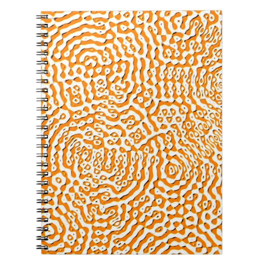 抽象芸術繰り返し無限シームレスなテクスチャwatera ノートブック (正面)