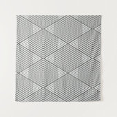 抽象芸術繰り返し行 タペストリー (正面(横))