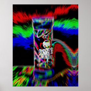 抽象芸術缶 ポスター