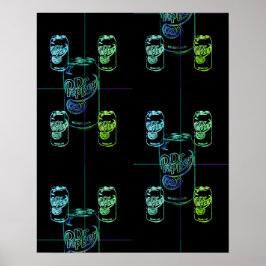 抽象芸術缶 ポスター