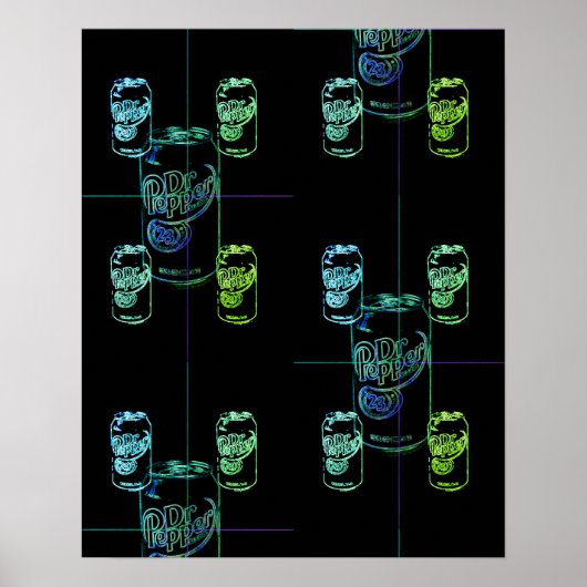 抽象芸術缶 ポスター (正面)