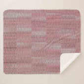 抽象芸術美しいヴィンテージエレガント形 シェルパブランケット (正面(横))