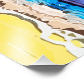 抽象芸術美しい目のデジタルオイルペイント フォトプリント            (角)