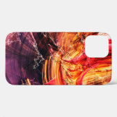 抽象芸術美しい紫、赤、黄色の明るいc Case-Mate iPhoneケース (裏面 (横))