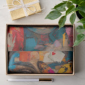 抽象芸術美しい2 薄葉紙 (ギフト)