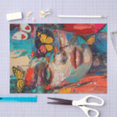 抽象芸術美しい5 薄葉紙 (クラフト)