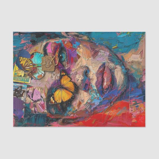 抽象芸術美しい8 薄葉紙 (正面)