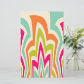 抽象芸術美しい 便箋 (スタンド正面)