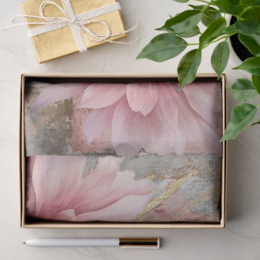 抽象芸術美術大学の動揺して花模様 薄葉紙 (ギフト)