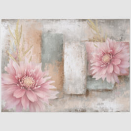 抽象芸術美術大学の動揺して花模様 薄葉紙