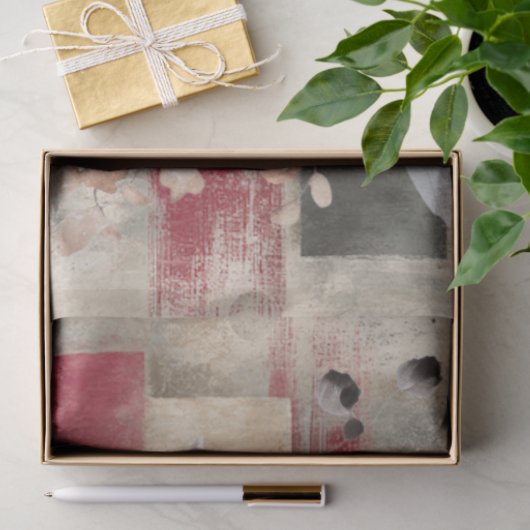 抽象芸術美術大学の動揺して花模様 薄葉紙 (ギフト)