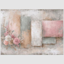 抽象芸術美術大学の動揺して花模様 薄葉紙