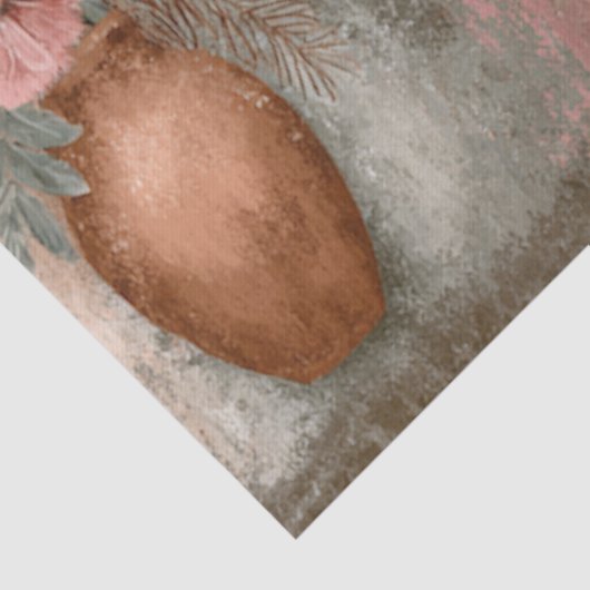 抽象芸術美術大学の動揺して花模様 薄葉紙 (詳細)