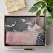 抽象芸術美術大学の動揺して花模様 薄葉紙 (ギフト)