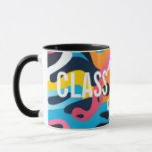 抽象芸術美術学生2025年卒業クラス マグカップ (左)