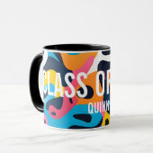 抽象芸術美術学生2025年卒業クラス マグカップ (正面左)