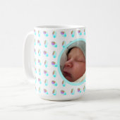 抽象芸術羽 コーヒーマグカップ (正面左)