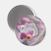 抽象芸術背景のランカスタムド文字 マグネット (正面/裏面)