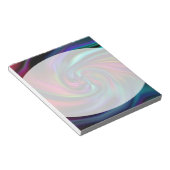 抽象芸術背景らせん状ソフトI ノートパッド (アングル)