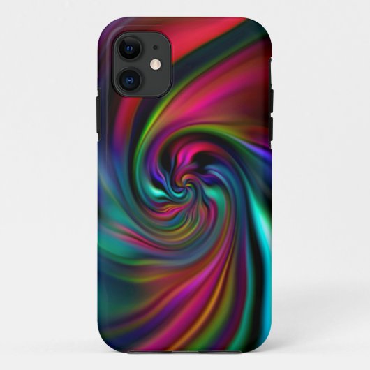 抽象芸術背景らせん状ソフトI Case-Mate iPhoneケース (裏面)