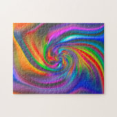 抽象芸術背景らせん状ソフトII ジグソーパズル (横)