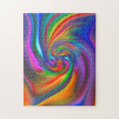 抽象芸術背景らせん状ソフトII ジグソーパズル (縦)