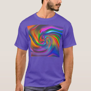 抽象芸術背景らせん状ソフトII Tシャツ