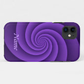 抽象芸術背景らせん状ソフトIV +テキスト Case-Mate iPhoneケース (裏面(横))