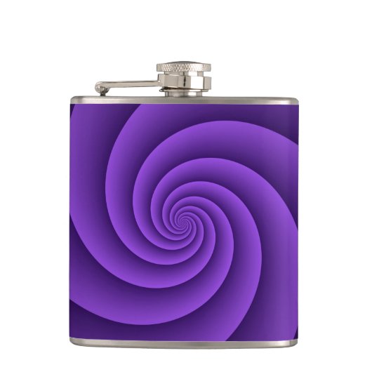 抽象芸術背景らせん状ソフトIV フラスク (正面)