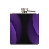 抽象芸術背景らせん状ソフトIV フラスク (裏面)