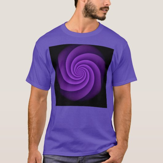 抽象芸術背景らせん状ソフトIV Tシャツ (正面)