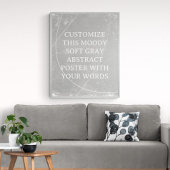 抽象芸術背景カスタムウェディングポスターグレー ポスター
