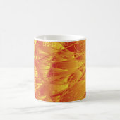 抽象芸術背景クリエイティブヴィンテージの背景 コーヒーマグカップ (中央)