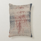 抽象芸術背景グランジヴィンテージテクスチャ アクセントクッション (正面(垂直))