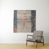 抽象芸術背景グランジヴィンテージテクスチャ タペストリー (インサイチュ(横))