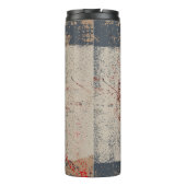 抽象芸術背景グランジヴィンテージテクスチャ タンブラー (裏面)