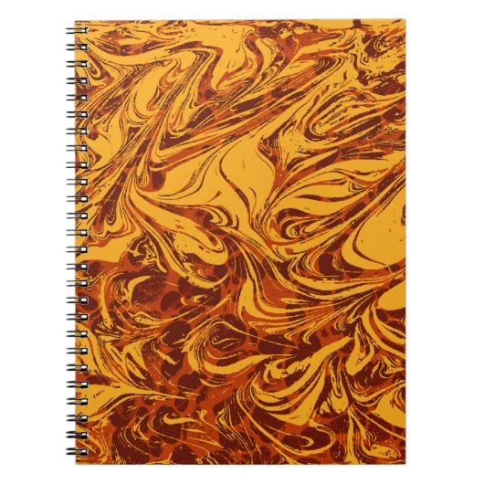 抽象芸術背景グランジヴィンテージテクスチャ ノートブック (正面)