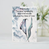 抽象芸術背景サンキューカード サンキューカード (スタンド正面)