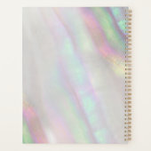 抽象芸術背景シェルのロインスパイアゴ プランナー手帳 (裏面)