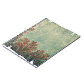抽象芸術背景テンプレート ノートブック (左側)