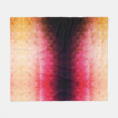 抽象芸術背景パーソナライズされたフリースブランケット フリースブランケット (正面(横))