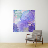 抽象芸術背景水色 タペストリー (インサイチュ(横))