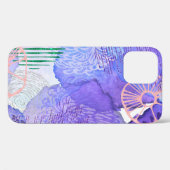 抽象芸術背景水色 Case-Mate iPhoneケース (裏面 (横))