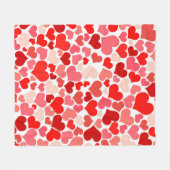 抽象芸術背景装飾 フリースブランケット (正面(横))