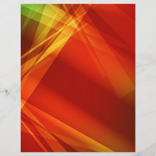 抽象芸術背景赤黄緑デジタルランド チラシ (裏面)