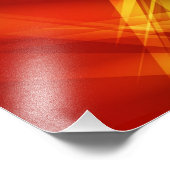 抽象芸術背景赤黄緑デジタルランド フォトプリント            (角)