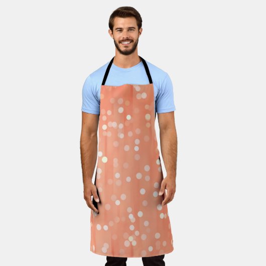 抽象芸術背景 エプロン (着用した状態)