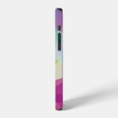 抽象芸術背景,ヒップスター,色,ファンク,o iPhoneケース (左側面)