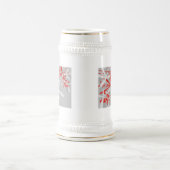 抽象芸術背景 ビールジョッキ (中央)